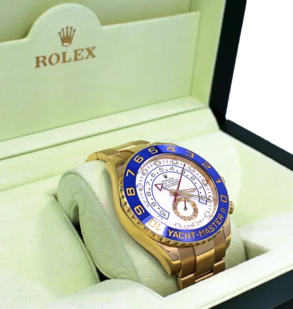 Rolex YACHT-MASTER II-??Gold Strap??m116688-0002(AAAAA Version) - Image 6