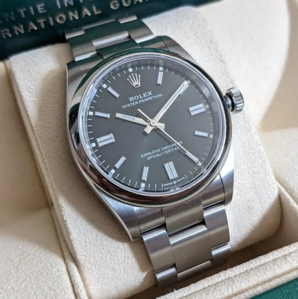 OYSTER PERPETUAL 124300 Series??Black dial?? - Image 9