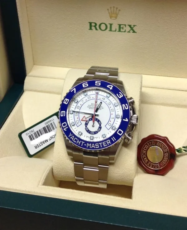 Rolex YACHT-MASTER II--(stainless steel strap) m116680-0002 - Image 6