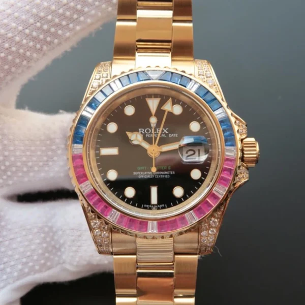 GMT MASTER 2 GOLDEN RAINBOW DIAMOND 40MM 116758 SAru-78208 - Image 9