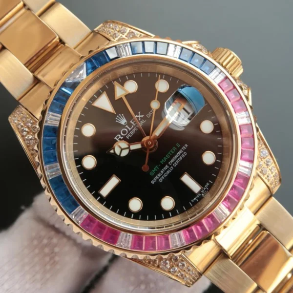 GMT MASTER 2 GOLDEN RAINBOW DIAMOND 40MM 116758 SAru-78208 - Image 10